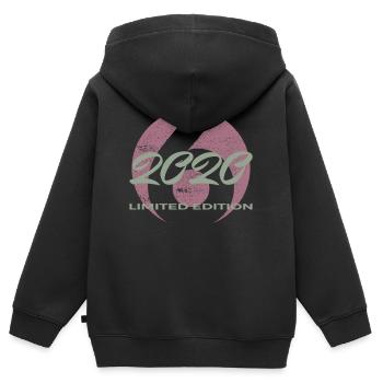 Cadeau des garçons et des filles pour 6e anniversaire 2020 - Sweat Premium à capuche zippé enfant bio - noir - Dos - AI Model Kid Male (0cm)