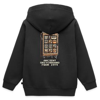 Armoire de contrôle Endboss 1974 | Rétro Électriques - Sweat Premium à capuche zippé enfant bio - noir - Dos - AI Model Kid Male (0cm)