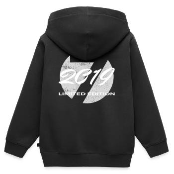 7th Birthday 2019 Boys and Girls Gift - Kids Premium Organic Zip-up Hoodie - black - Back - AI Model Kid Male (0cm)