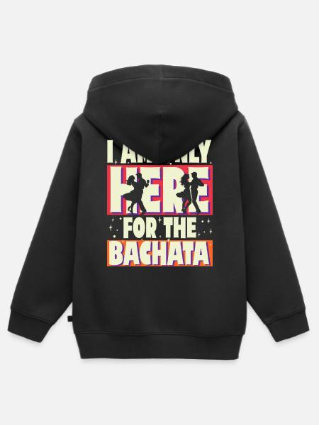 Bachata Tänzer - Kinder Premium Organic Zip Hoodie - Schwarz