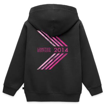 Édition limitée 2011 Birthday Girl - Sweat Premium à capuche zippé enfant bio - noir - Dos - AI Model Kid Male (0cm)