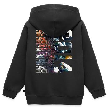 SPACE 12 YEARS 2014 ASTRONAUT 12TH BIRTHDAY - Kids Premium Organic Zip-up Hoodie - black - Back - AI Model Kid Male (0cm)