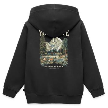 Yosemite-Nationalpark-Souvenir - Kinder Premium Organic Zip Hoodie - Schwarz - Hinten - AI Model Kid Male (0cm)