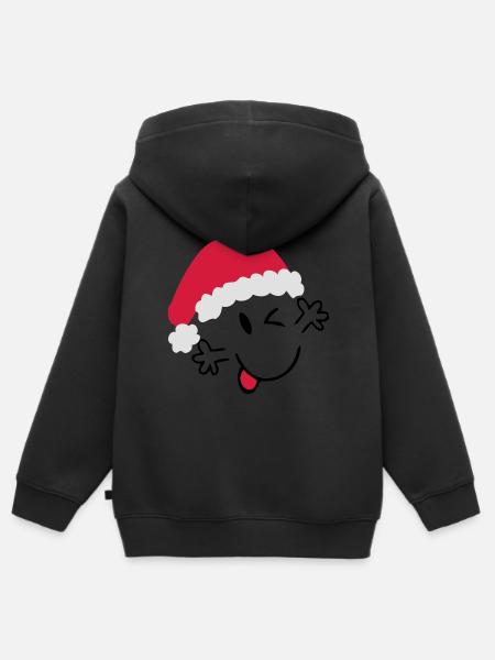 Santa Claus - Kinder Premium Organic Zip Hoodie - 