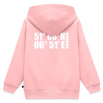 Dormagen Coordinates - Kids Premium Organic Zip-up Hoodie - rose - Back - AI Model Kid Female (0cm)