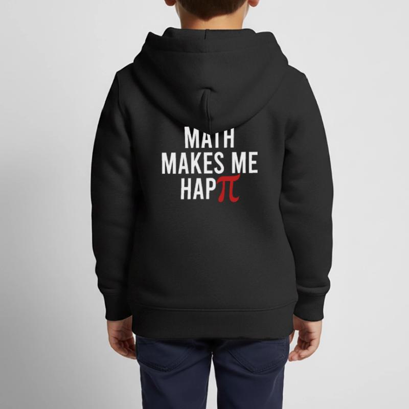 Math Geek Math Makes Me Happie Funny Integral Math Kids Premium Organic Zip-up Hoodie