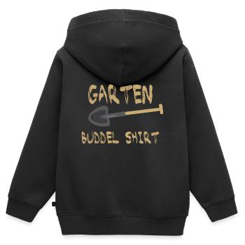 Gärtner - Kinder Premium Organic Zip Hoodie - Schwarz - Hinten - AI Model Kid Male (0cm)