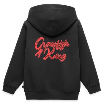 Langusten Languste - Kinder Premium Organic Zip Hoodie - Schwarz - Hinten - AI Model Kid Male (0cm)