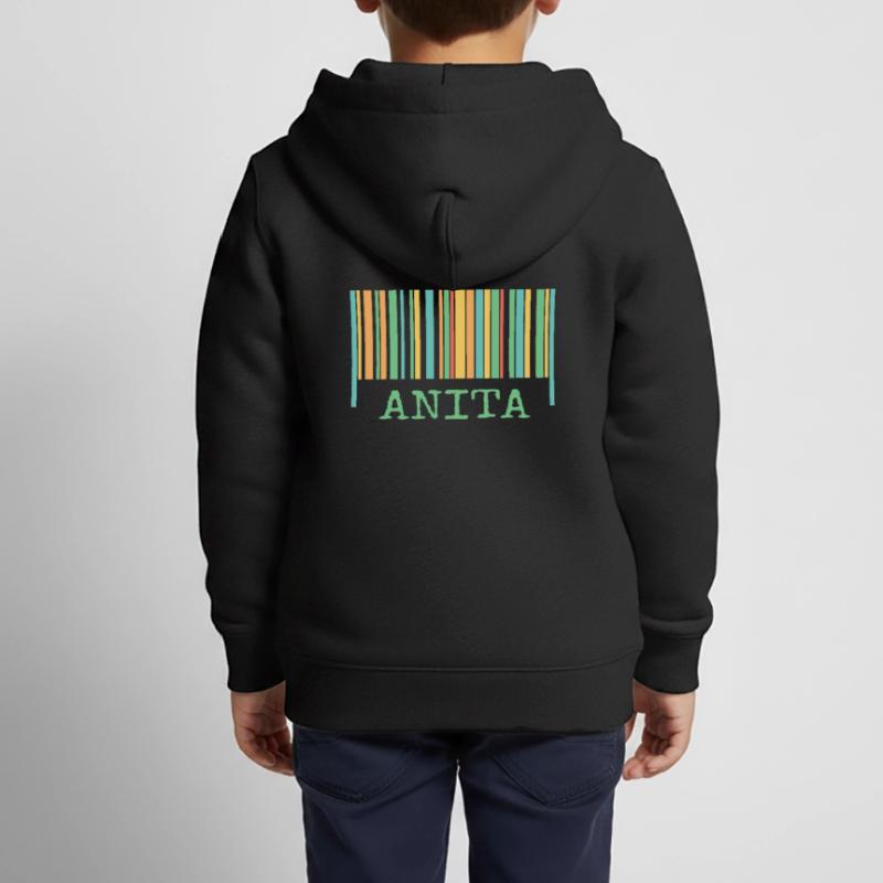 Bar code Anita Kids Premium Organic Zip-up Hoodie