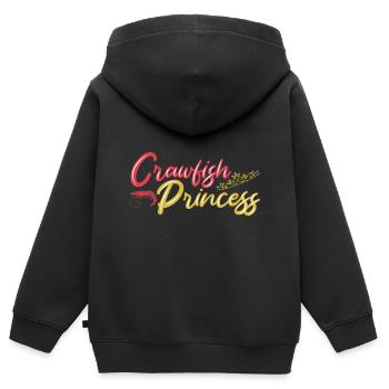 Langusten Languste - Kinder Premium Organic Zip Hoodie - Schwarz - Hinten - AI Model Kid Male (0cm)