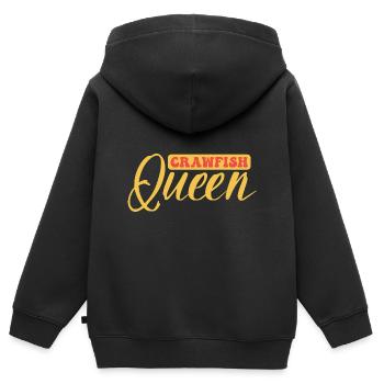 Langusten Languste - Kinder Premium Organic Zip Hoodie - Schwarz - Hinten - AI Model Kid Male (0cm)