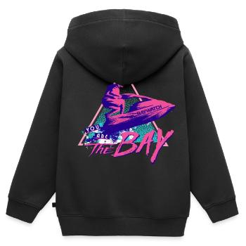 Baywatch Jetski You Are The Bay - Kids Premium Organic Zip-up Hoodie - black - Back - AI Model Kid Male (0cm)