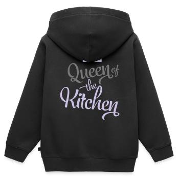 Cuire - Sweat Premium à capuche zippé enfant bio - noir - Dos - AI Model Kid Male (0cm)