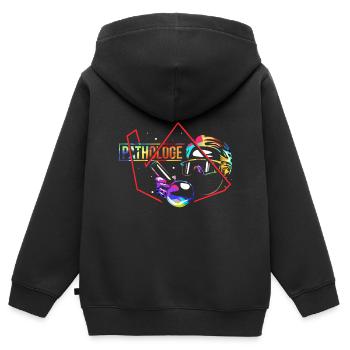 Pathologe - Kinder Premium Organic Zip Hoodie - Schwarz - Hinten - AI Model Kid Male (0cm)