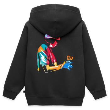 Anesthetist Anesthesia - Kids Premium Organic Zip-up Hoodie - black - Back - AI Model Kid Male (0cm)