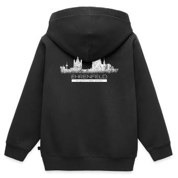 Ehrenfeld Ming Kölsches Veedel Heimat Köln Viertel - Kinder Premium Organic Zip Hoodie - Schwarz - Hinten - AI Model Kid Male (0cm)