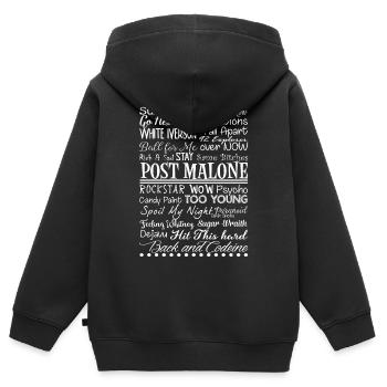 Sunflower Better Now Go Flex Félicitations - Sweat Premium à capuche zippé enfant bio - noir - Dos - AI Model Kid Male (0cm)