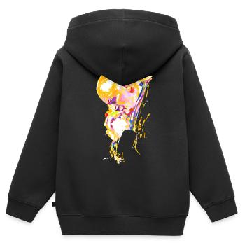 Pope Saint John Paul 2nd karol wojtyła - Kids Premium Organic Zip-up Hoodie - black - Back - AI Model Kid Male (0cm)