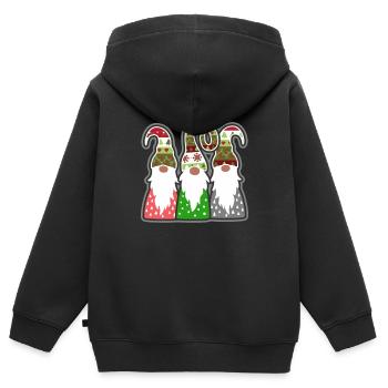 Norway - Kids Premium Organic Zip-up Hoodie - black - Back - AI Model Kid Male (0cm)