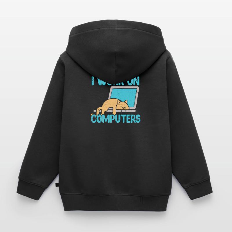 programmer Kids Premium Organic Zip-up Hoodie