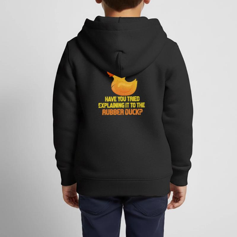 Programmierer Code Informatik Coder Geschenk Kinder Premium Organic Zip Hoodie