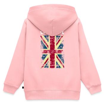 Liverpool - Kinder Premium Organic Zip Hoodie - Rosa - Hinten - AI Model Kid Female (0cm)