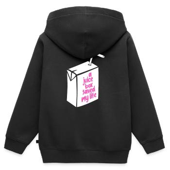 Diabetes - Kinder Premium Organic Zip Hoodie - Schwarz - Hinten - AI Model Kid Male (0cm)