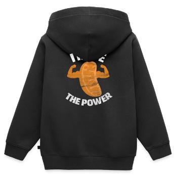 Biologie - Kinder Premium Organic Zip Hoodie - Schwarz - Hinten - AI Model Kid Male (0cm)