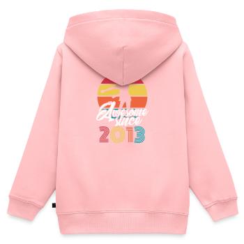 2013 Floss Dance - Kinder Premium Organic Zip Hoodie - Rosa - Hinten - AI Model Kid Female (0cm)