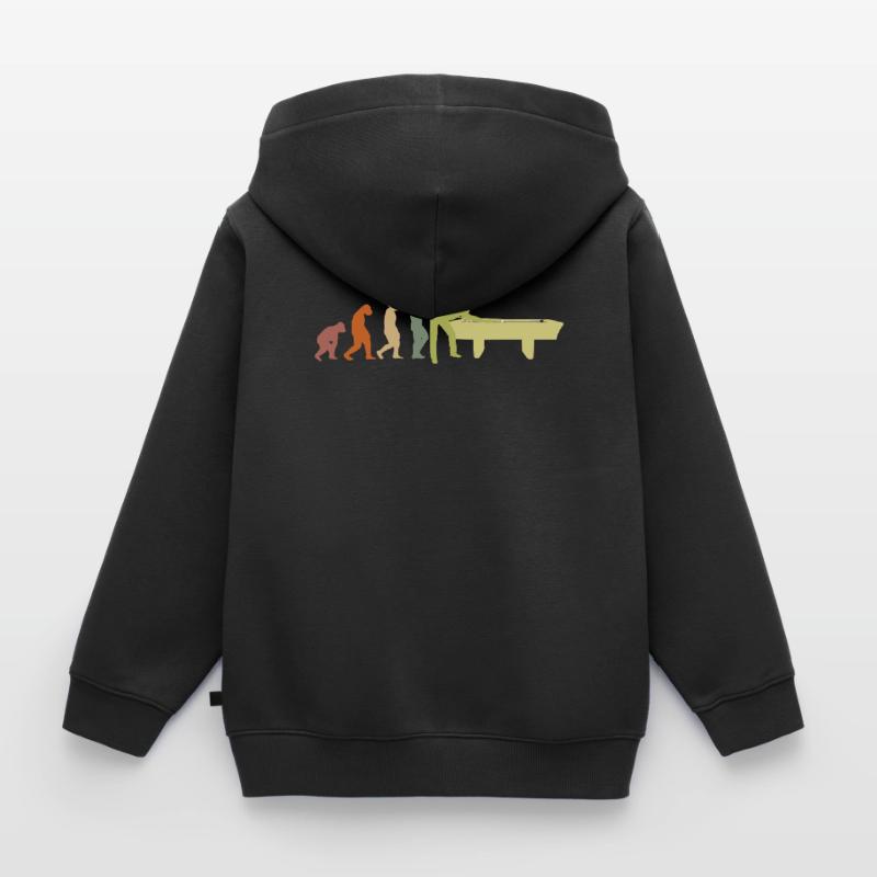 Billard boule de billard EVOLUTION table de billard Sweat Premium à capuche zippé enfant bio