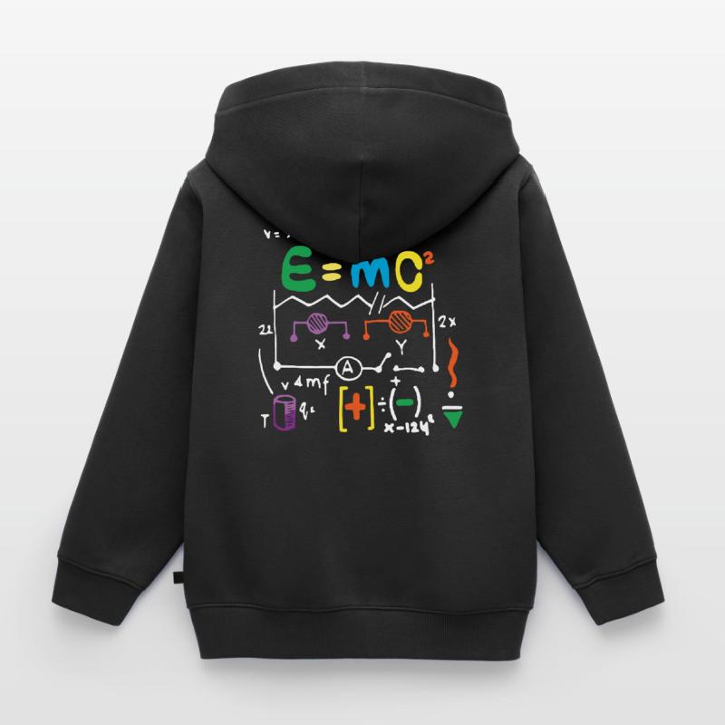 Physics relativity formula Kids Premium Organic Zip-up Hoodie