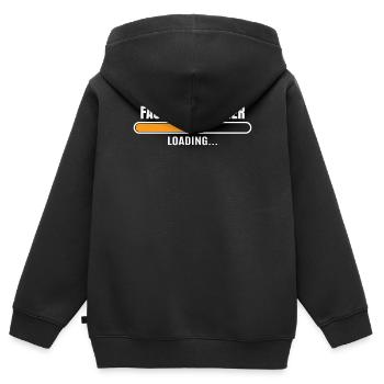 Facility Manager Beruf Mitarbeiterin Geschenkidee - Kinder Premium Organic Zip Hoodie - Schwarz - Hinten - AI Model Kid Male (0cm)