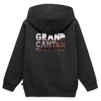Grand Canyon Nationalpark - Kinder Premium Organic Zip Hoodie - Schwarz - Hinten - AI Model Kid Male (0cm)