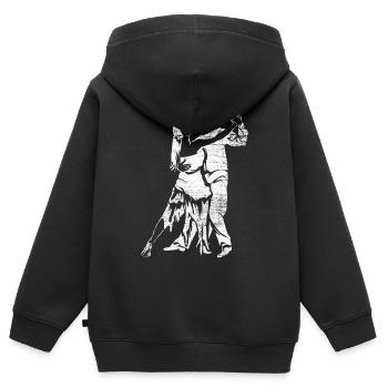 Tango dance - Kids Premium Organic Zip-up Hoodie - black - Back - AI Model Kid Male (0cm)
