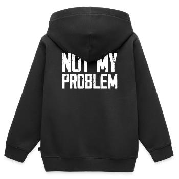Sarkasmus Teenie Geburtstag Geschenkidee - Kinder Premium Organic Zip Hoodie - Schwarz - Hinten - AI Model Kid Male (0cm)