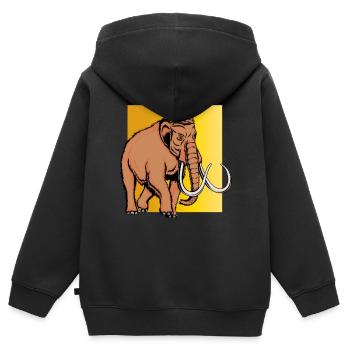Mammut - Kinder Premium Organic Zip Hoodie - Schwarz - Hinten - AI Model Kid Male (0cm)