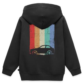 Automobilkaufmann Auto Verkäufer Automobil - Kinder Premium Organic Zip Hoodie - Schwarz - Hinten - AI Model Kid Male (0cm)