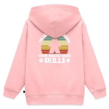 Brettspiel Nerd Geschenke Board Games - Kinder Premium Organic Zip Hoodie - Rosa - Hinten - AI Model Kid Female (0cm)