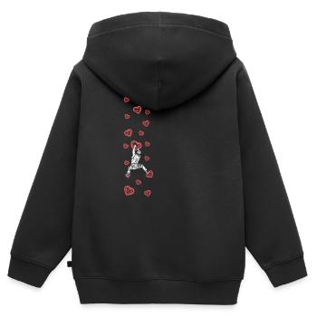Escalade de bloc Escalade Grips Bloc - Sweat Premium à capuche zippé enfant bio - noir - Dos - AI Model Kid Male (0cm)