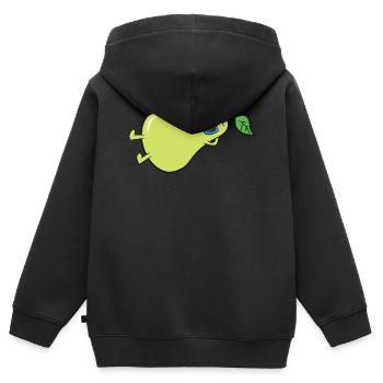 Poire - bains de soleil avec lunettes de soleil - Sweat Premium à capuche zippé enfant bio - noir - Dos - AI Model Kid Male (0cm)