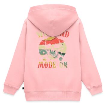 Casino Poker Games Weekend Mode on Poker - Kids Premium Organic Zip-up Hoodie - rose - Back - AI Model Kid Female (0cm)