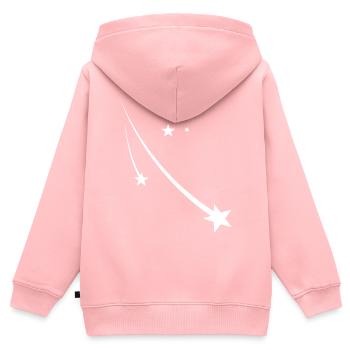 Stars - Kids Premium Organic Zip-up Hoodie - rose - Back - AI Model Kid Female (0cm)