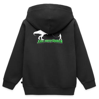 Informatiker Informatik Programmierer Humor - Kinder Premium Organic Zip Hoodie - Schwarz - Hinten - AI Model Kid Male (0cm)