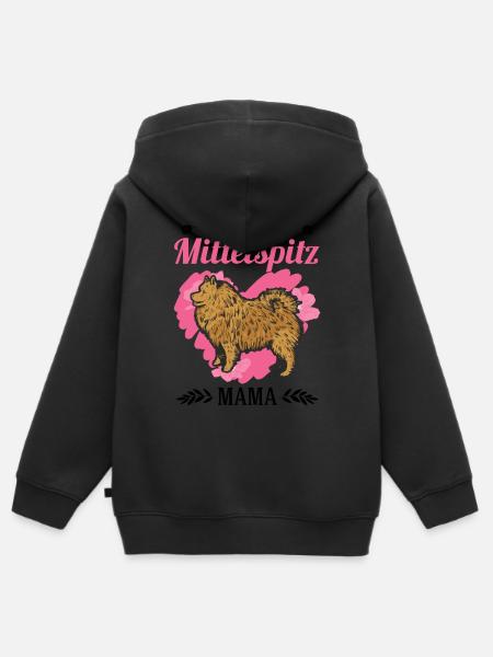 Beste Mittelspitz Mama - Kinder Premium Organic Zip Hoodie -