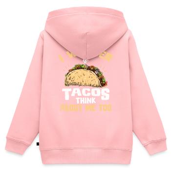 Taco Tuesday Torero Salsa Latino Mexikanisch Nacho - Kinder Premium Organic Zip Hoodie - Rosa - Hinten - AI Model Kid Female (0cm)