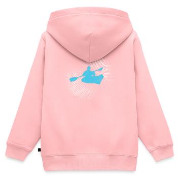 Canoeing - Kids Premium Organic Zip-up Hoodie - rose - Back - AI Model Kid Female (0cm)