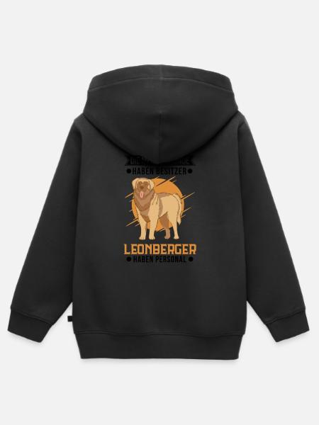 Leonberger Personal - Kinder Premium Organic Zip Hoodie -