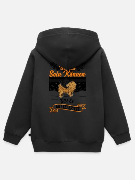 Mittelspitz Engel - Kinder Premium Organic Zip Hoodie -