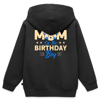 Élevage de moutons Élevage Élevage Mouton Cadeau - Sweat Premium à capuche zippé enfant bio - noir - Dos - AI Model Kid Male (0cm)