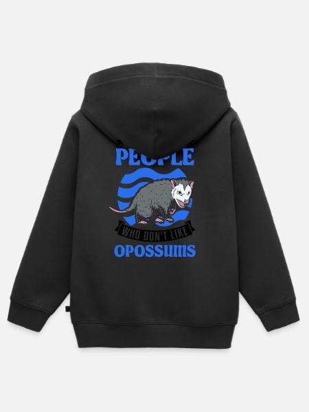 Opossum Geschenk Possum Beutelratte - Kinder Premium Organic Zip Hoodie -